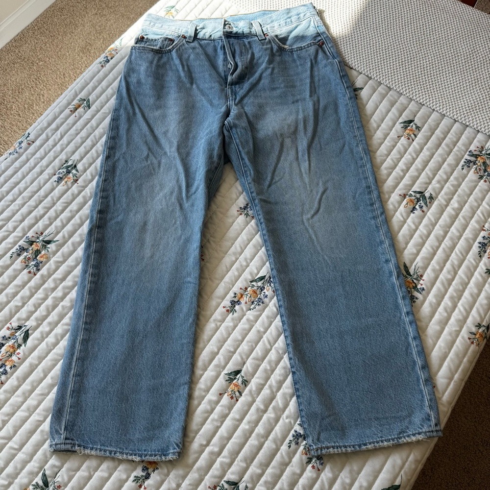 Levis 501 90s Ankle Jeans, Light Wash – Size 29 / 8 - Picture 3 of 8